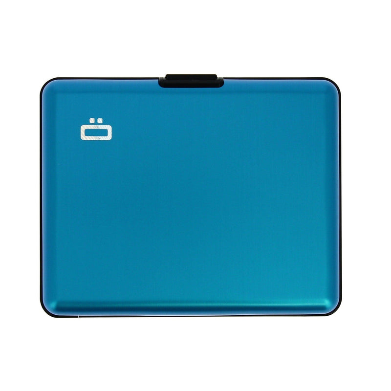 Ögon Designs BIG Stockholm Aluminium Wallet, den originale ,Blue-Lommebok/ Kortholder-BagBrokers