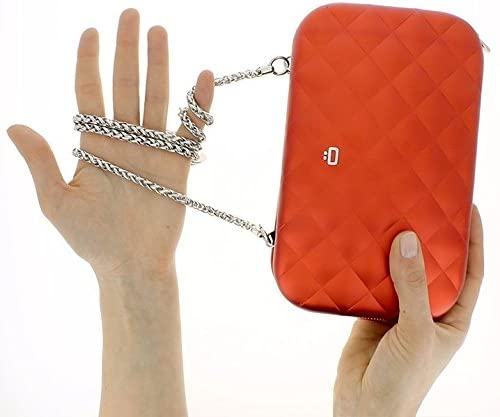 Ögon Designs - Quilted Aluminium Crossover/ Clutch veske Rød-Veske-BagBrokers