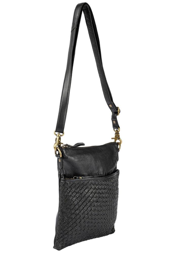 Re:Designed by Dixie Dafne Small Urban skulderveske i skinn Svart-Damevesker-BagBrokers