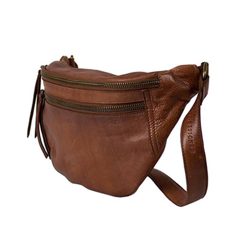 Re:Designed by Dixie Faust Urban bumbag i skinn Walnut-Damevesker-BagBrokers