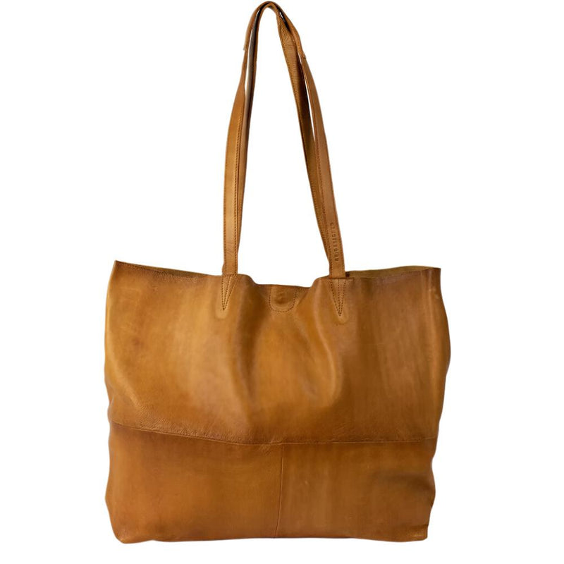 Re:Designed by Dixie Marlo Urban skulderveske i skinn Burned Tan-Damevesker-BagBrokers