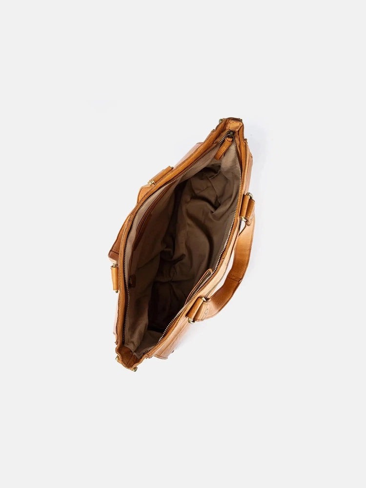 Re:Designed by Dixie Molly Urban skulderveske i skinn Burned Tan-Damevesker-BagBrokers
