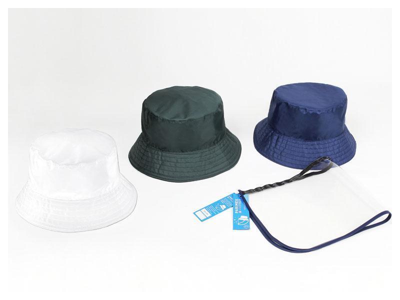 Regnhatt med avtagbart visir Blå-regn hatt-BagBrokers
