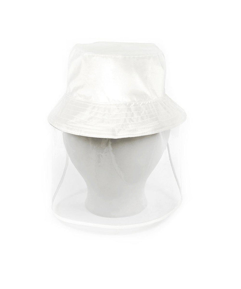 Regnhatt med avtagbart visir Hvit-regn hatt-BagBrokers