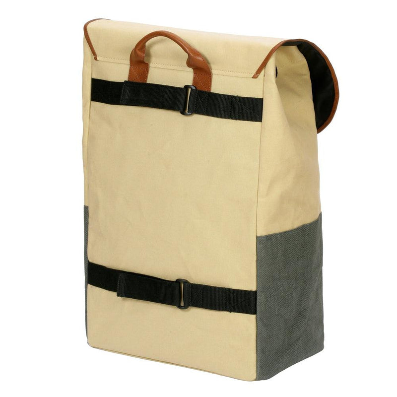 Royal Shopper PRIYA med detaljer i ekte skinn 36 liter Beige-Bagger-BagBrokers