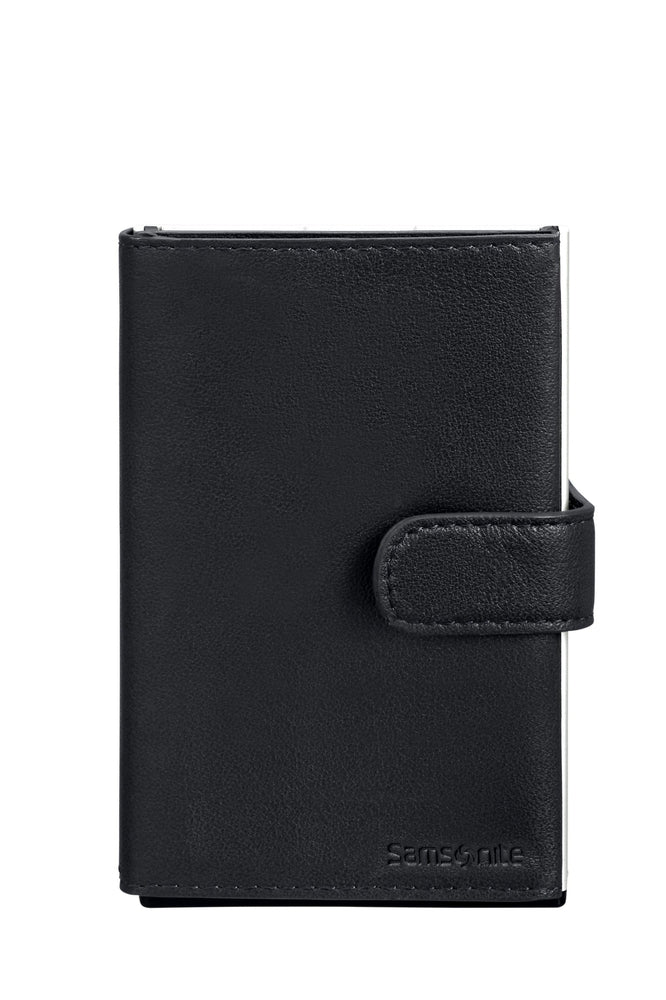 Samsonite Alufit slide up wallet Black-Lommebok/ Kortholder-BagBrokers