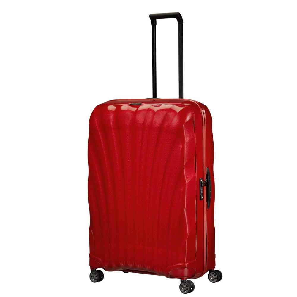 Samsonite C-Lite Ultralett hard Ekstra stor koffert 81 cm / 123 XL Rød-Harde kofferter-BagBrokers