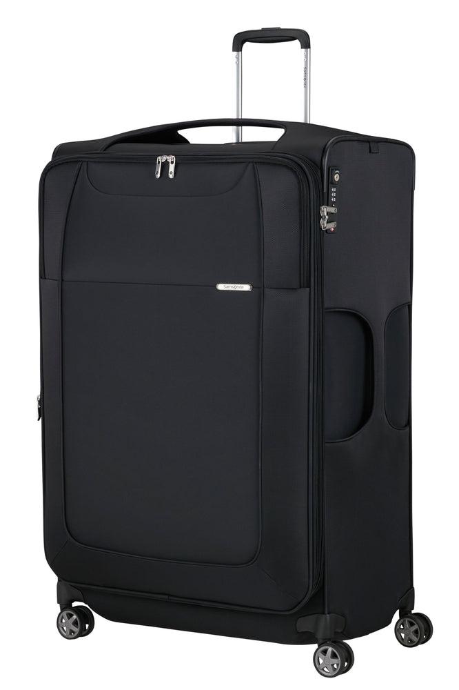 Samsonite D'Lite lett myk utvidbar XL koffert 83 cm Svart-Myke kofferter-BagBrokers