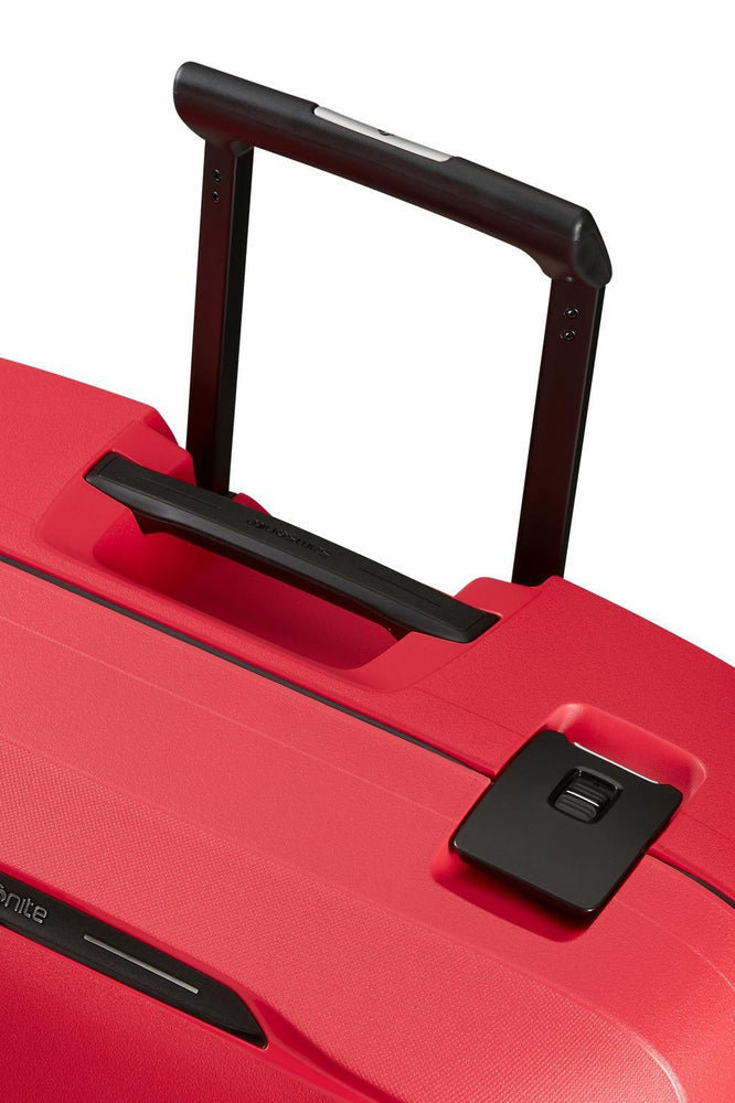 Samsonite ESSENS™ hard medium koffert 69 cm 4 hjul Hibiscus Red-Harde kofferter-BagBrokers