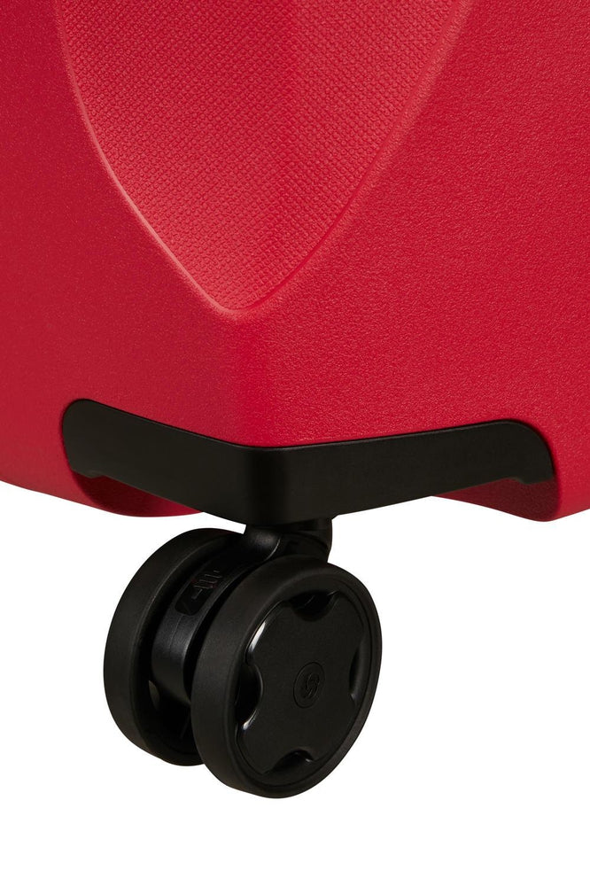 Samsonite ESSENS™ hard medium koffert 69 cm 4 hjul Hibiscus Red-Harde kofferter-BagBrokers