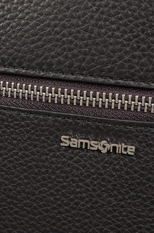 Business-Samsonite. Highline Skinn tablet holder 24,5 cm / 9,7 inch Night Black/Silver-BagBrokers