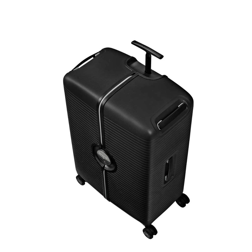 Samsonite IBON hard stor koffert/Trunk 76 cm 4 hjul Svart-Harde kofferter-BagBrokers