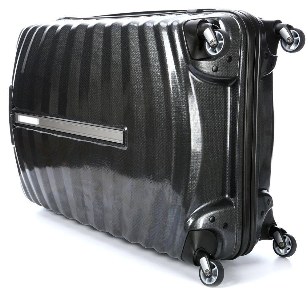 Harde kofferter-Samsonite. Lite-Shock, Ultralett hard stor koffert L 75cm/98L Svart-BagBrokers