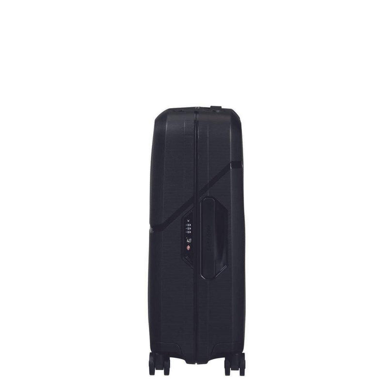 Samsonite Magnum ECO hard Kabin koffert 55 cm 4 hjul Svart-Harde kofferter-BagBrokers