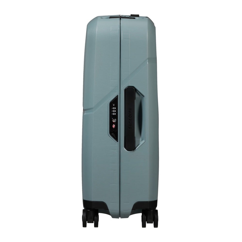 Samsonite Magnum ECO hard Kabin koffert 55 cm 4 hjul Isblå-Harde kofferter-BagBrokers