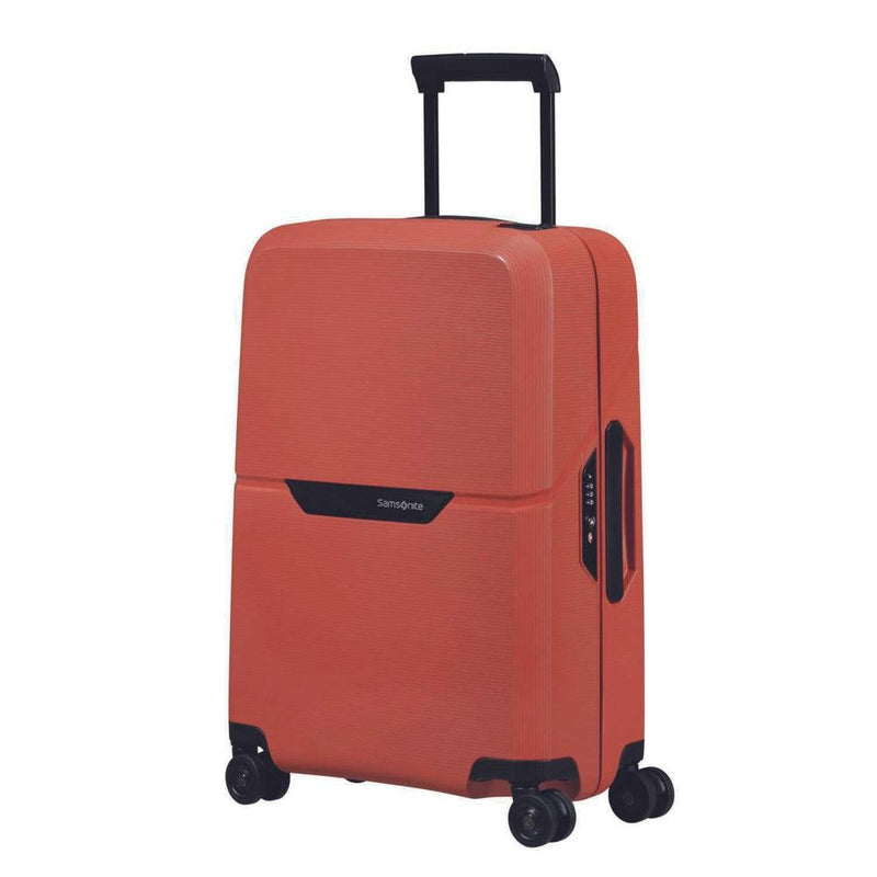 Samsonite Magnum ECO hard Kabin koffert 55 cm 4 hjul Oransj-Harde kofferter-BagBrokers
