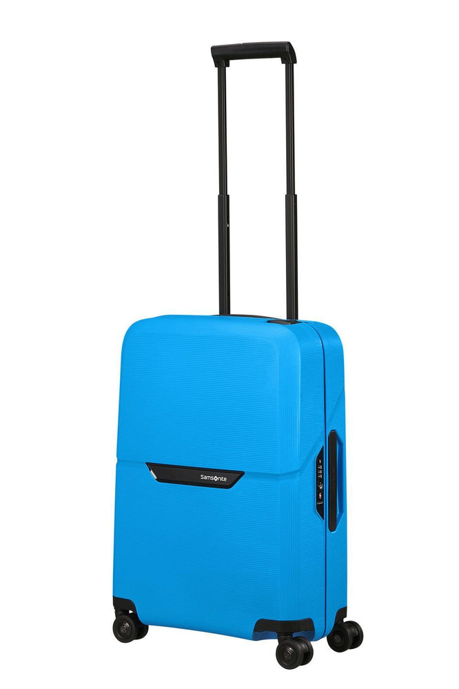 Samsonite Magnum ECO hard Kabin koffert 55 cm 4 hjul Summer Blue-Harde kofferter-BagBrokers