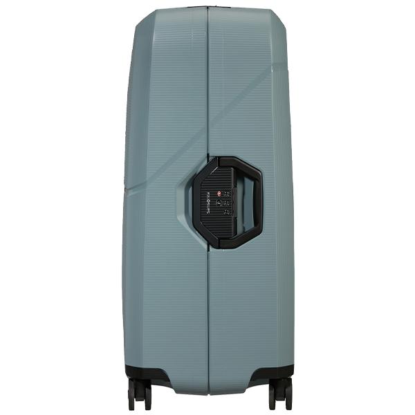 Samsonite Magnum ECO hard Medium koffert 69 cm 4 hjul Isblå-Harde kofferter-BagBrokers