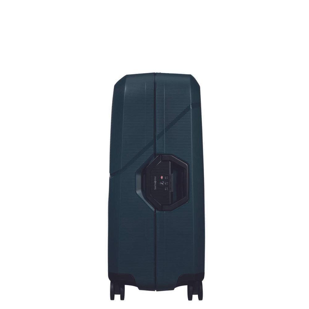 Samsonite Magnum ECO hard Medium koffert 69 cm 4 hjul Blå-Harde kofferter-BagBrokers