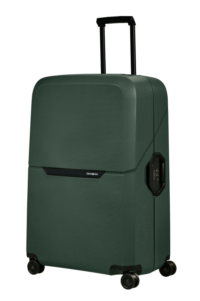 Samsonite Magnum ECO hard stor XL koffert 81cm 4 hjul Grønn-Harde kofferter-BagBrokers