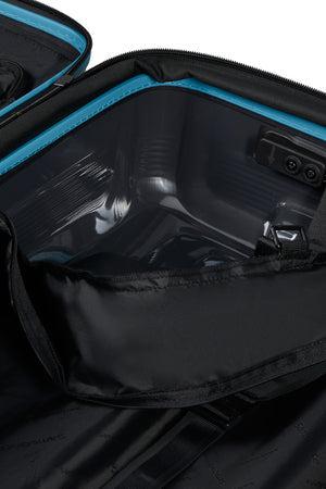 Samsonite NUON utvidbar Kabin koffert 55 cm Metallic Ocean Blue-Harde kofferter-BagBrokers