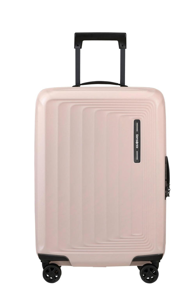 Samsonite NUON utvidbar Kabin koffert 55 cm matt powder pink-Harde kofferter-BagBrokers