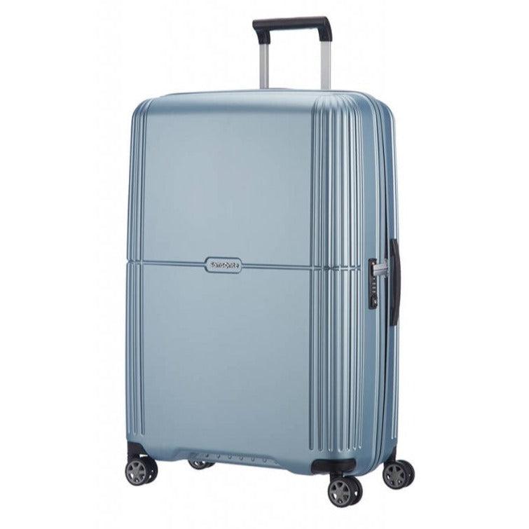 Samsonite Orfeo stor koffert med 4 hjul 75 cm Sky Silver-Harde kofferter-BagBrokers