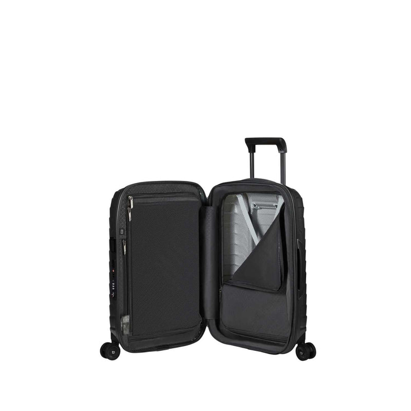 Samsonite PROXIS Utvidbar kabinkoffert 55 cm med 4 hjul Matt Graphite-Harde kofferter-BagBrokers