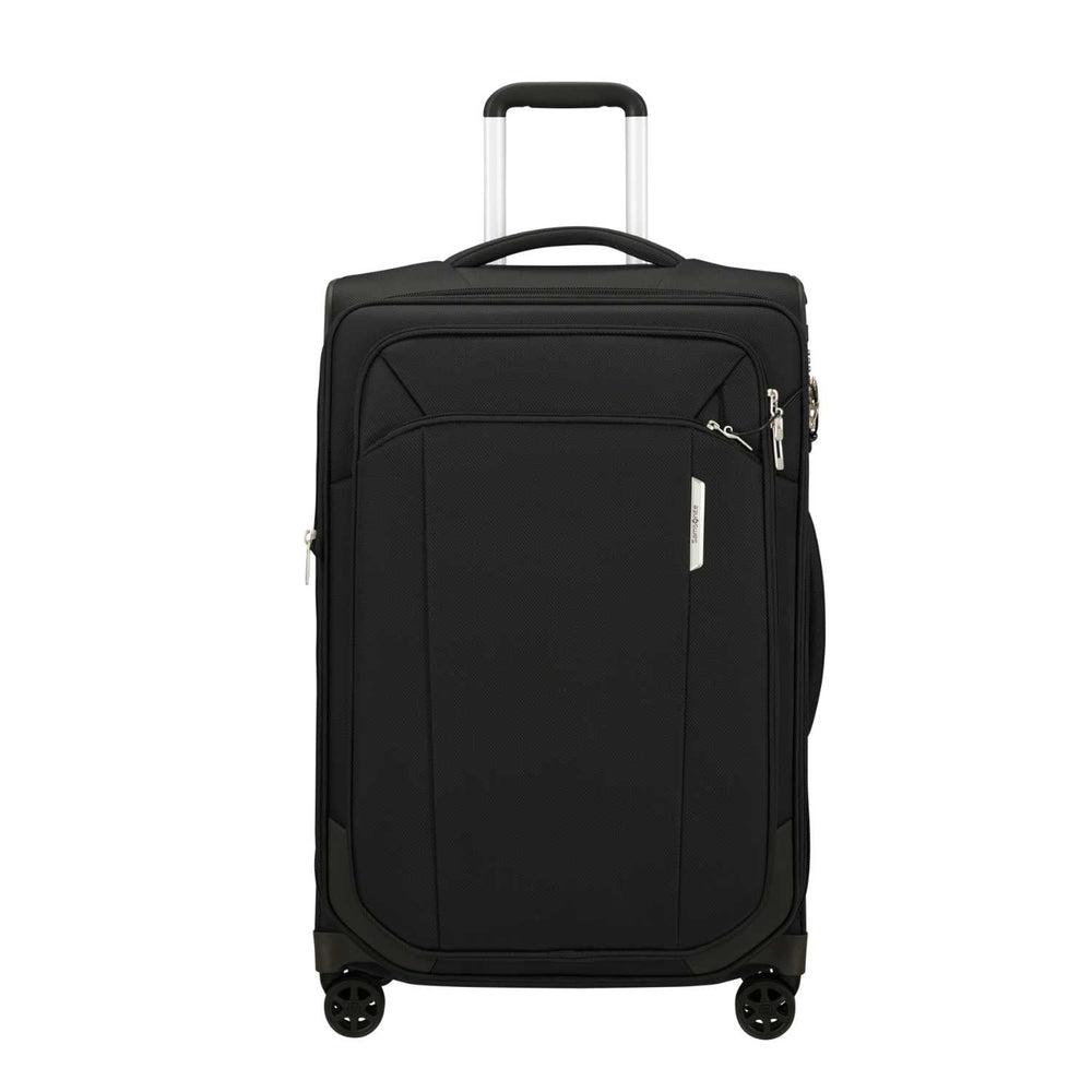 Samsonite RESPARK ekspanderende medium koffert 67 cm/ 92 liter Ozone Black-Myke kofferter-BagBrokers