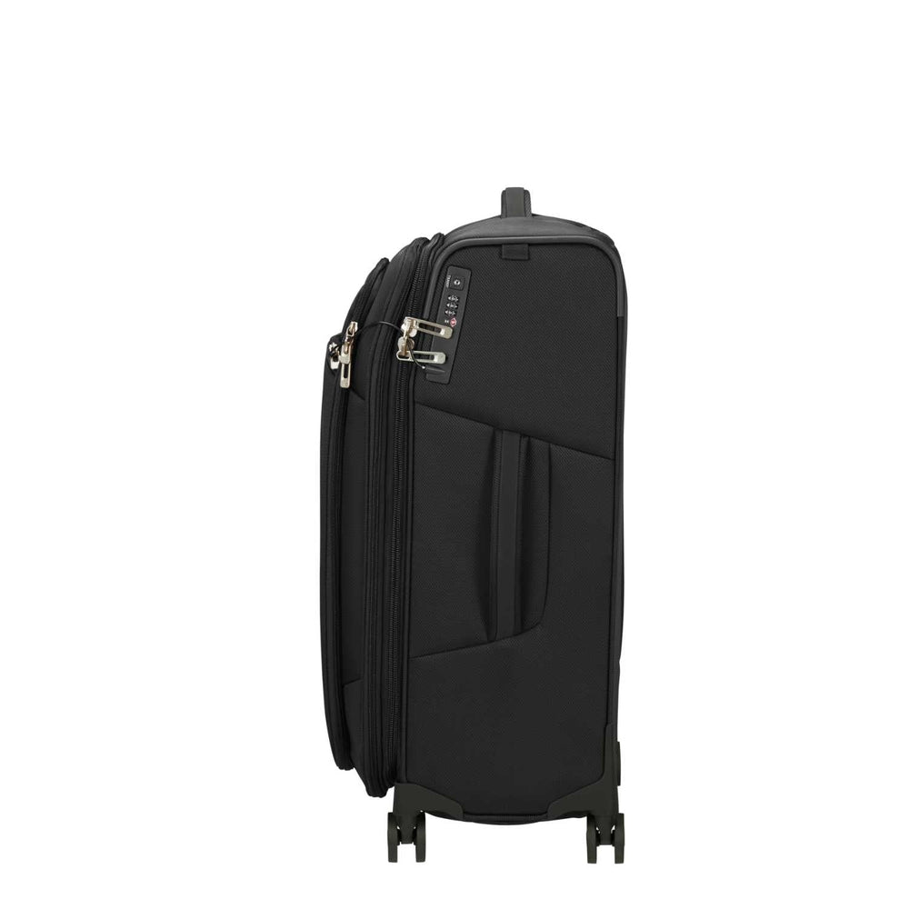 Samsonite RESPARK ekspanderende medium koffert 67 cm/ 92 liter Ozone Black-Myke kofferter-BagBrokers