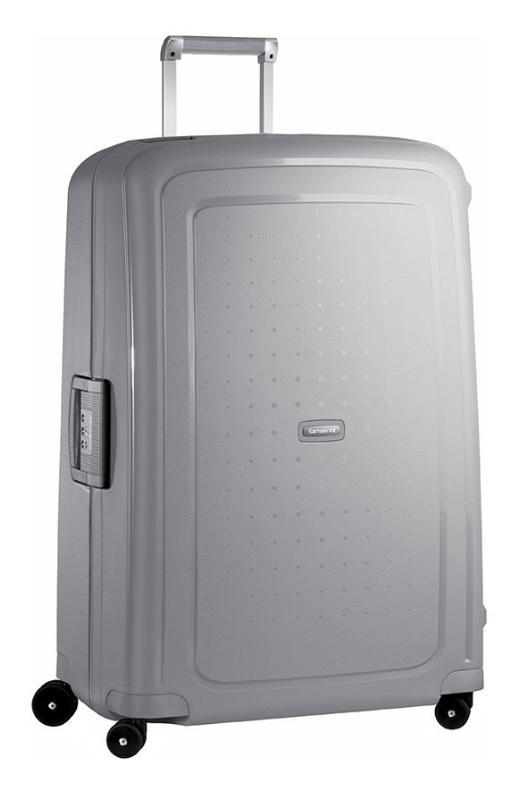 Harde kofferter-Samsonite. S`Cure, hard lett stor koffert XL 81 cm/138L Sølv-BagBrokers