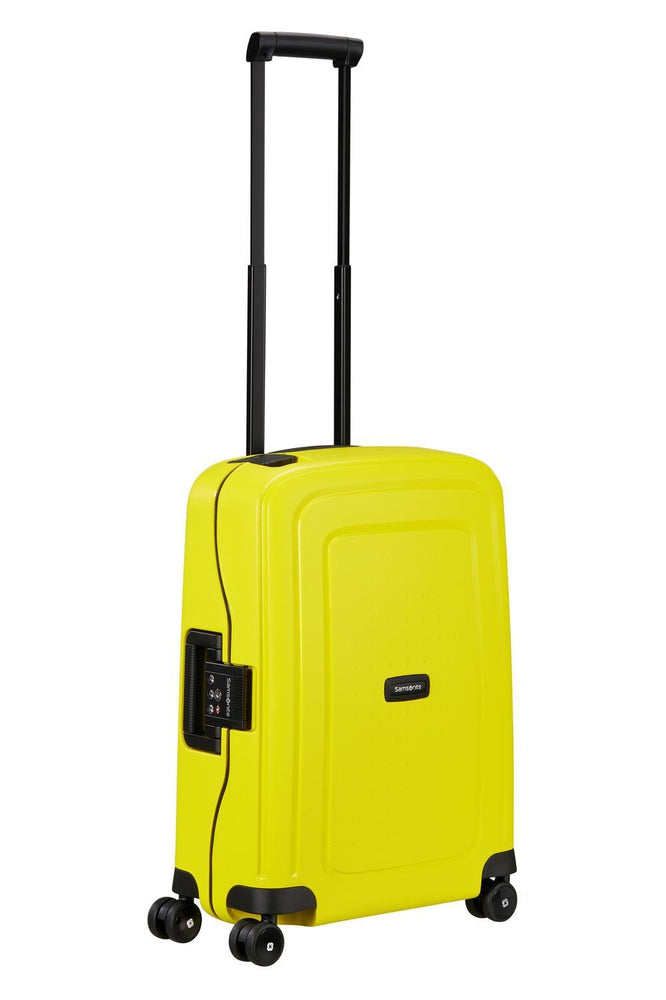 Samsonite S'Cure hard kabin koffert 55 cm/34L Lime-Harde kofferter-BagBrokers