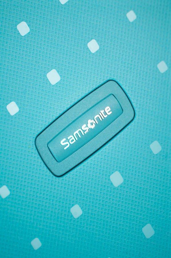 Samsonite S'Cure, hard lett medium koffert 69 cm/79L Aqua Blue-Harde kofferter-BagBrokers