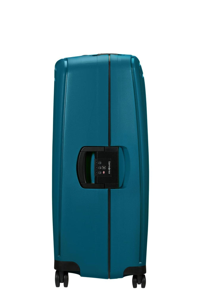 Samsonite S'Cure hard stor koffert 75 cm/102L Petrol blue-Harde kofferter-BagBrokers