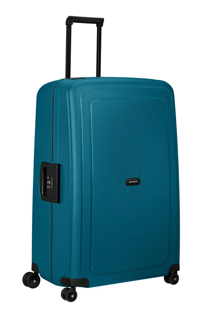 Samsonite S'Cure hard stor koffert 75 cm/102L Petrol blue-Harde kofferter-BagBrokers