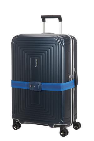 Samsonite TSA kraftig bagasjestropp for ekstra sikkerhet på reisen blå.-Bagasjestropp-BagBrokers