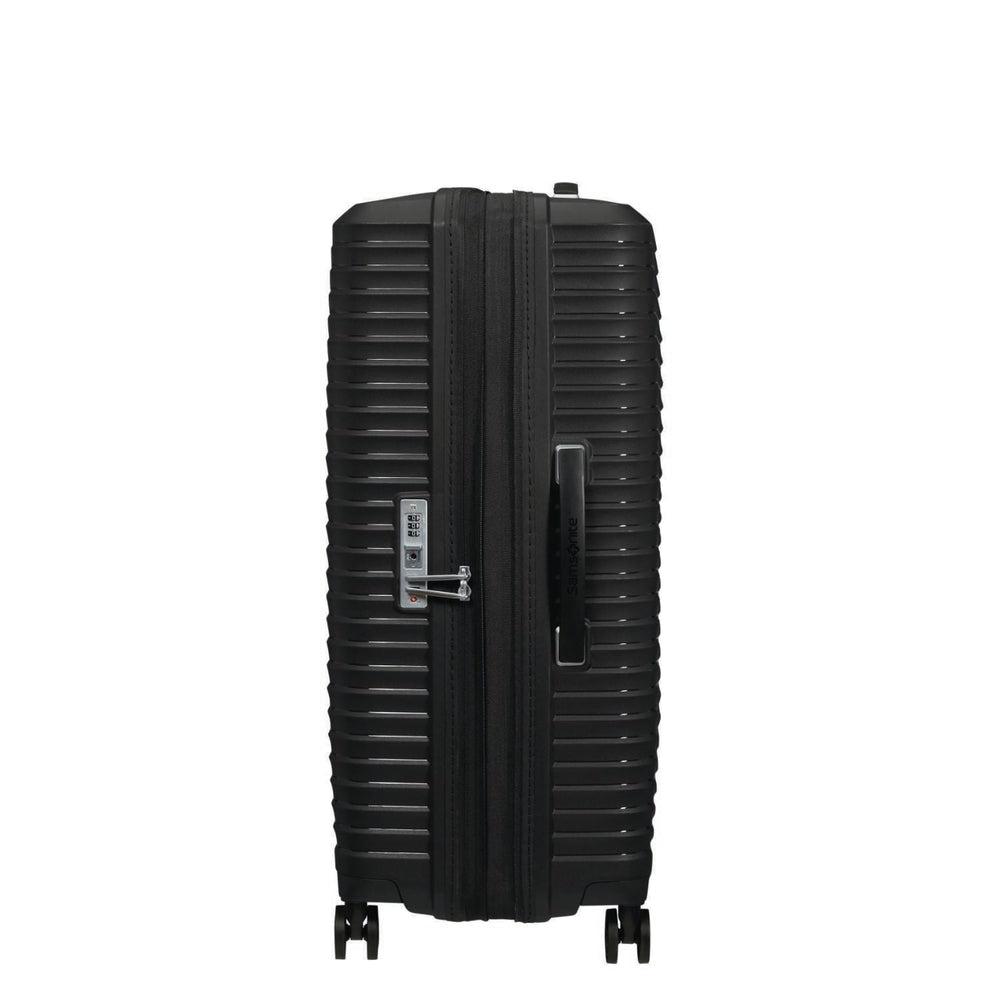 Samsonite UPSCAPE ekspanderende Medium koffert 68 cm Svart-Harde kofferter-BagBrokers