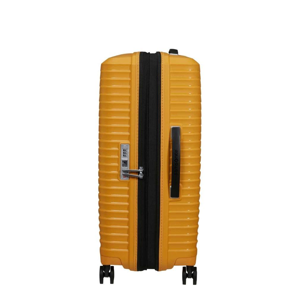 Samsonite UPSCAPE ekspanderende Medium koffert 68 cm Yellow-Harde kofferter-BagBrokers