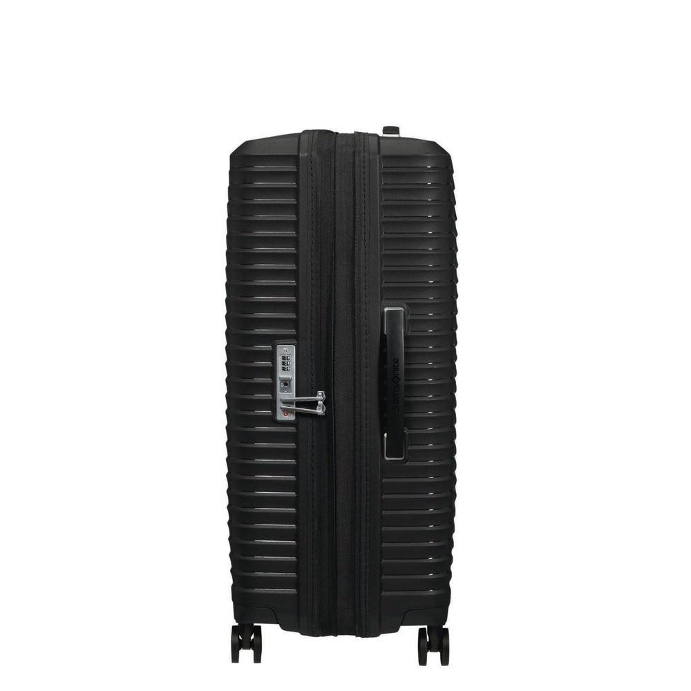 Samsonite UPSCAPE ekspanderende stor koffert 75 cm Svart-Harde kofferter-BagBrokers