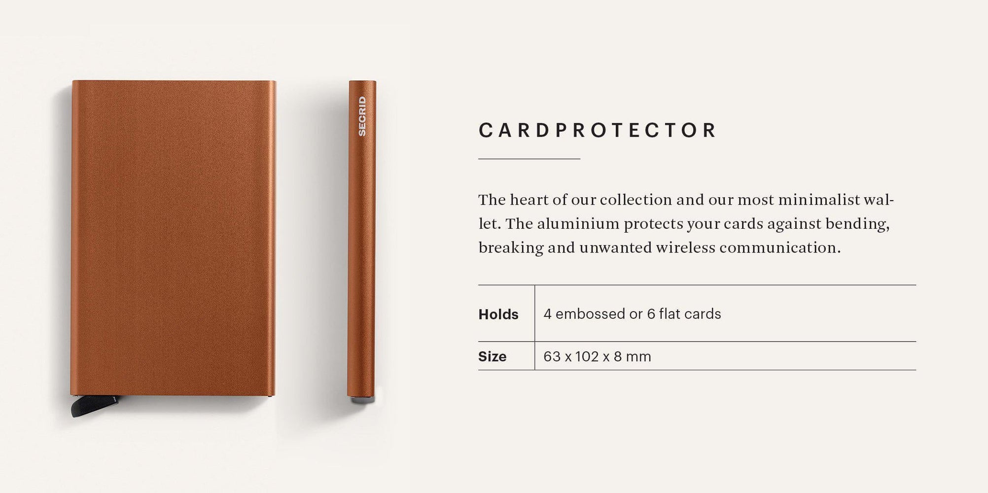 Secrid Cardprotector black-Lommebok/ Kortholder-BagBrokers