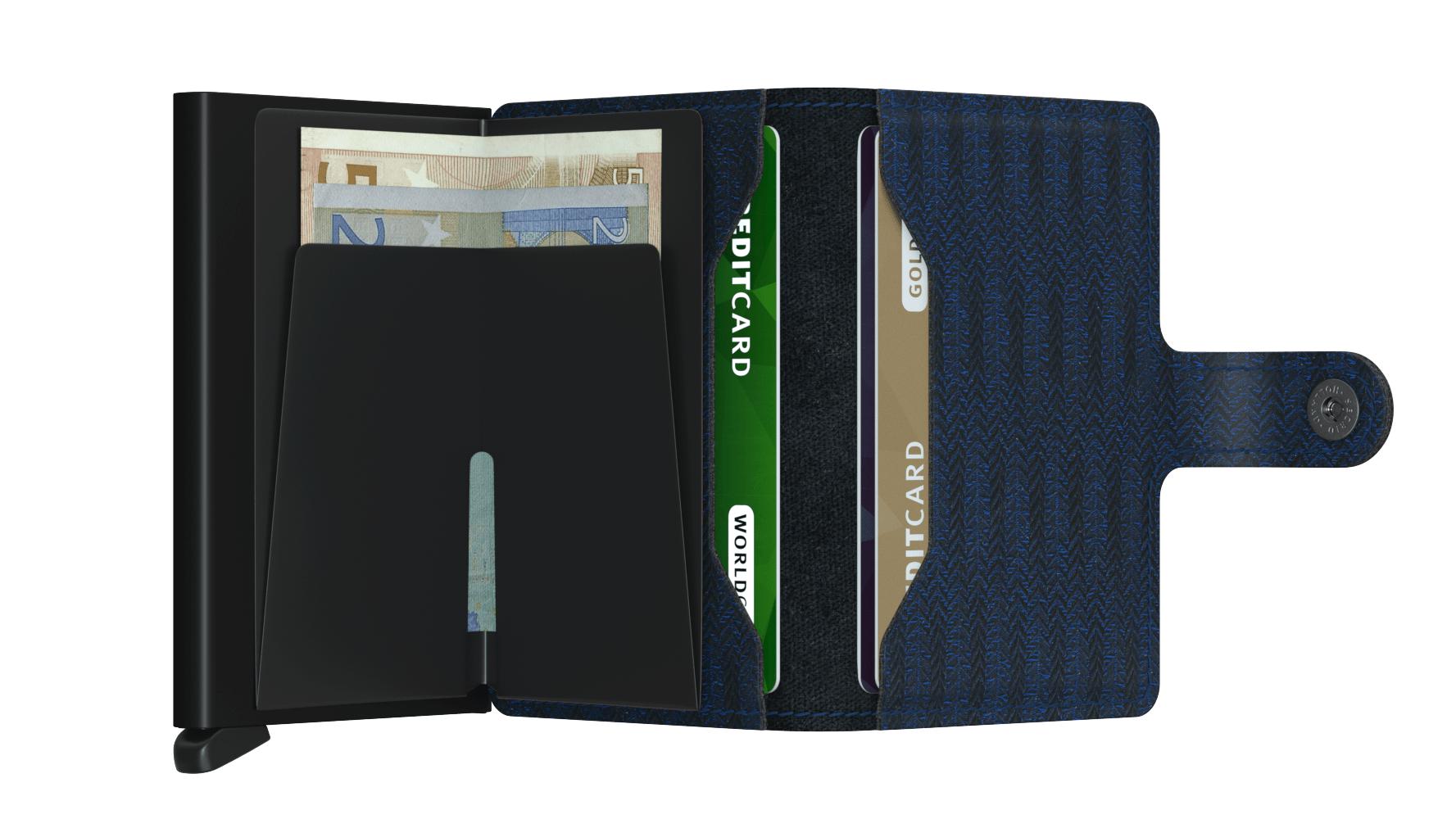 Secrid Miniwallet Original Dash Navy Blå-Lommebok/ Kortholder-BagBrokers