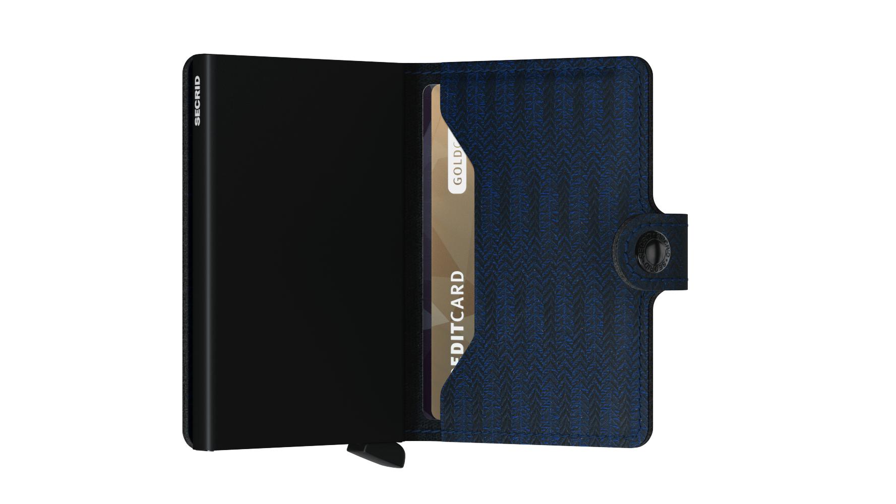 Secrid Miniwallet Original Dash Navy Blå-Lommebok/ Kortholder-BagBrokers