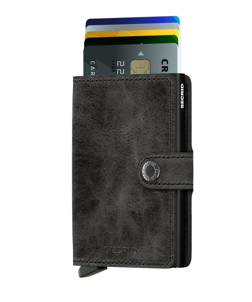 Secrid Miniwallet Vintage Black-Lommebok/ Kortholder-BagBrokers