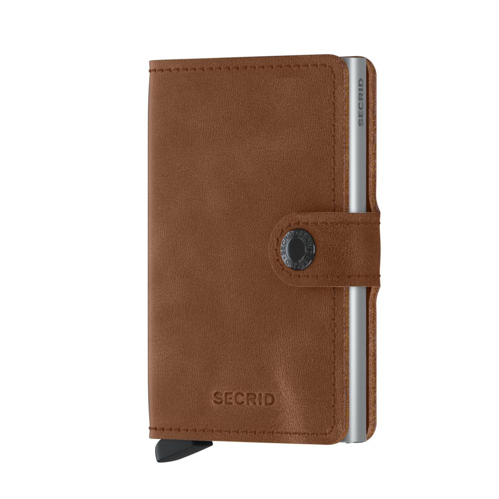 Secrid Miniwallet Original Cognac-Brown-Lommebok/ Kortholder-BagBrokers