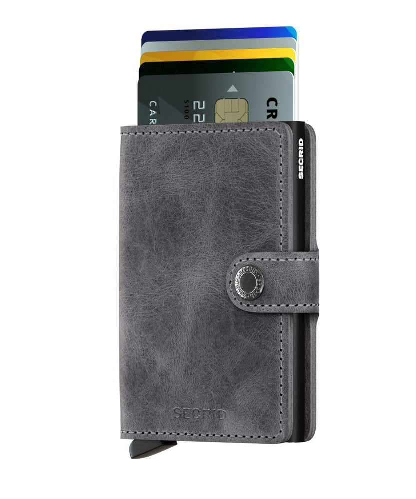 Secrid Miniwallet Vintage-Grey-Lommebok/ Kortholder-BagBrokers