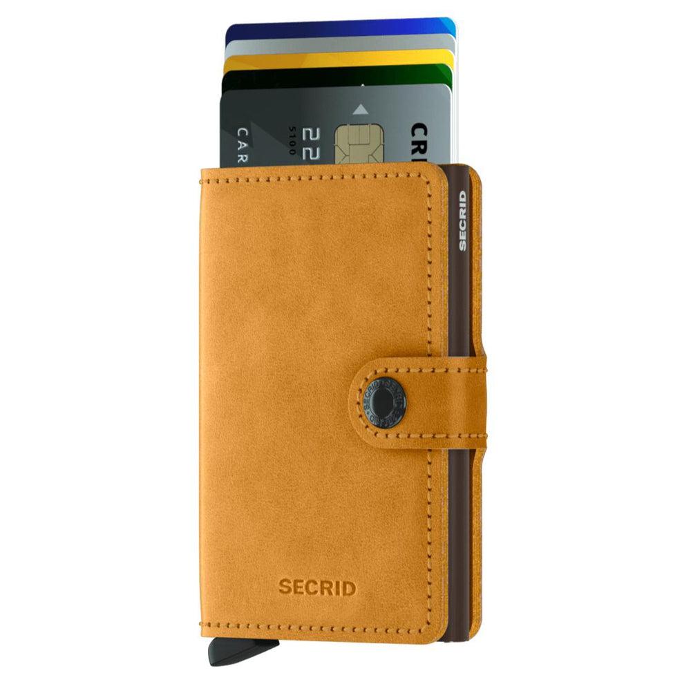 Secrid Miniwallet Vintage Ochre Yellow-Lommebok/ Kortholder-BagBrokers