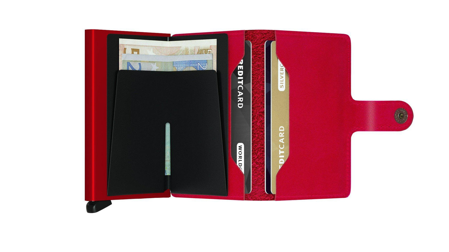 Secrid Miniwallet original red-Lommebok/ Kortholder-BagBrokers