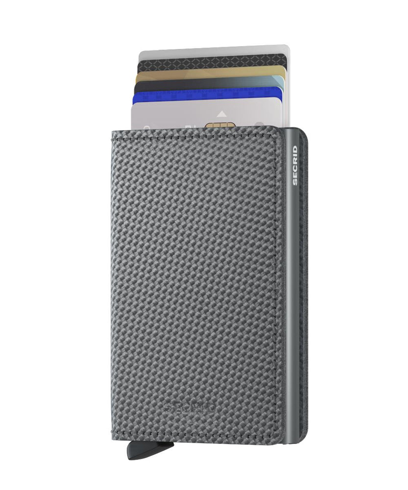 Secrid Slimwallet Carbon Grey-Lommebok/ Kortholder-BagBrokers
