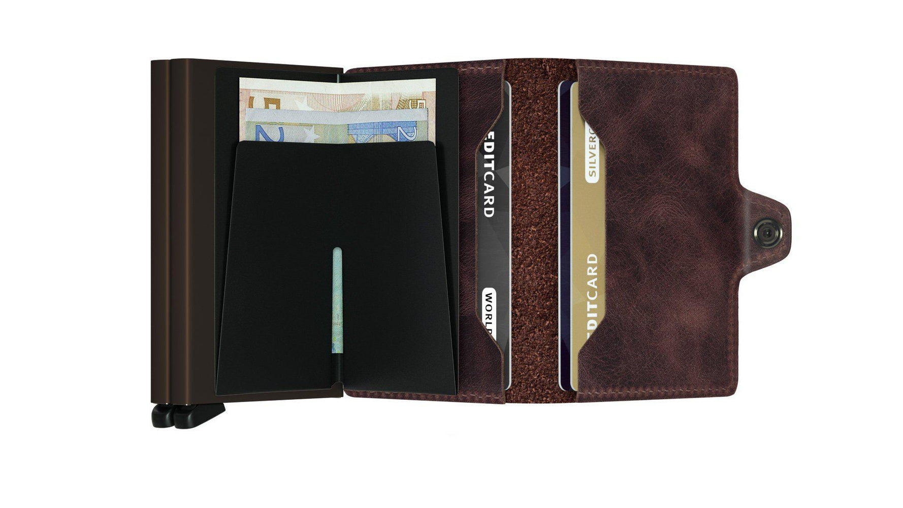 Secrid Twinwallet vintage chocolate-Lommebok/ Kortholder-BagBrokers