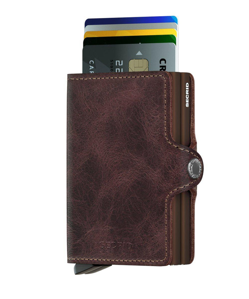 Secrid Twinwallet vintage chocolate-Lommebok/ Kortholder-BagBrokers